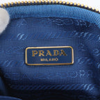 Prada White Tessuto Nylon Triangle Logo Smartphone Pouch Leather 2-Way Shoulder — view 9