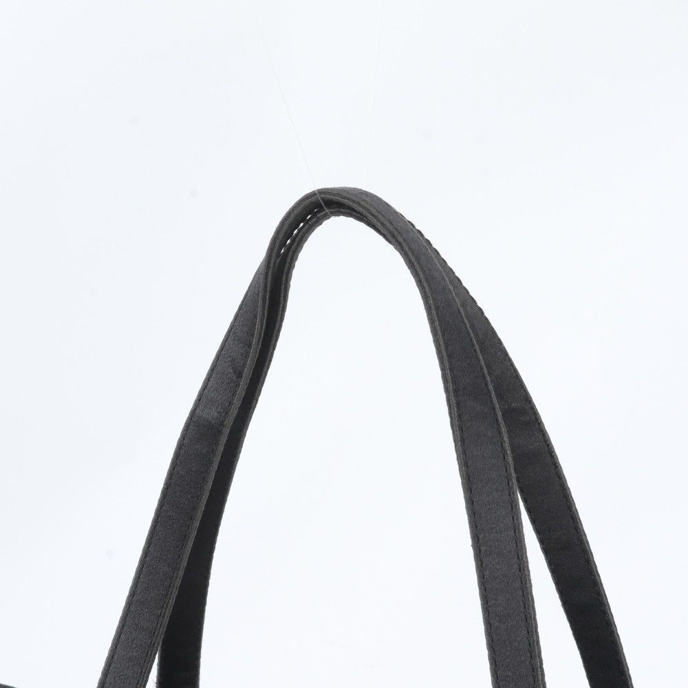 Prada White Tessuto Nylon Triangle Logo Leather Tote Shoulder Business — view 2