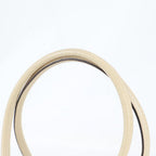 Prada White Tessuto Nylon Triangle Logo Leather Handbag Mini Boston Tote — view 2