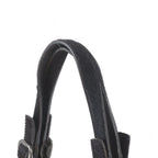 Prada White Calf Hair Leather Handbag Tote Black — view 2