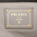 Prada White Tag Leather 2-Way Shoulder Bag Crossbody Hand Tote — view 9