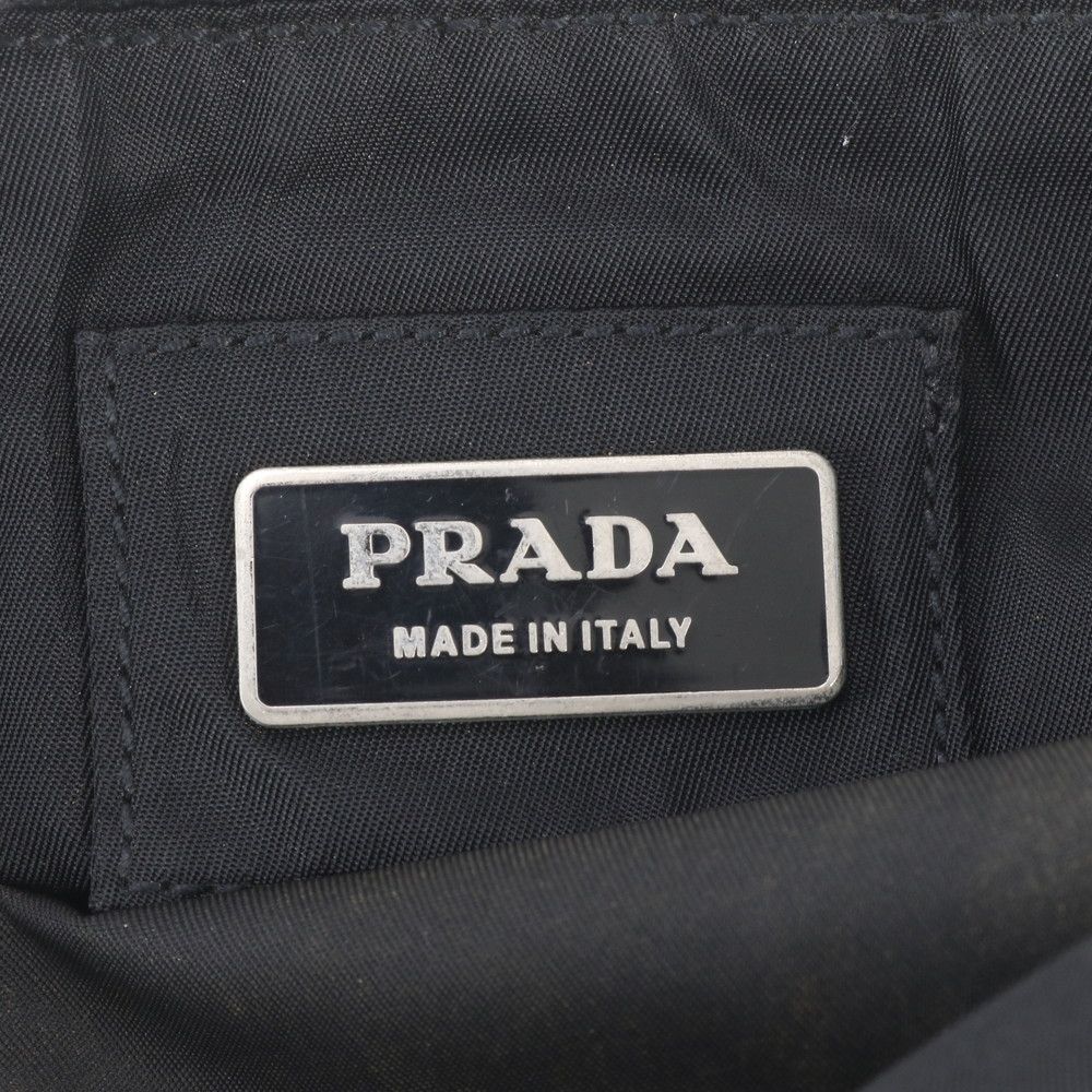 Prada White Tessuto Nylon Triangle Logo Belt Bag Waist Pouch Shoulder — view 8