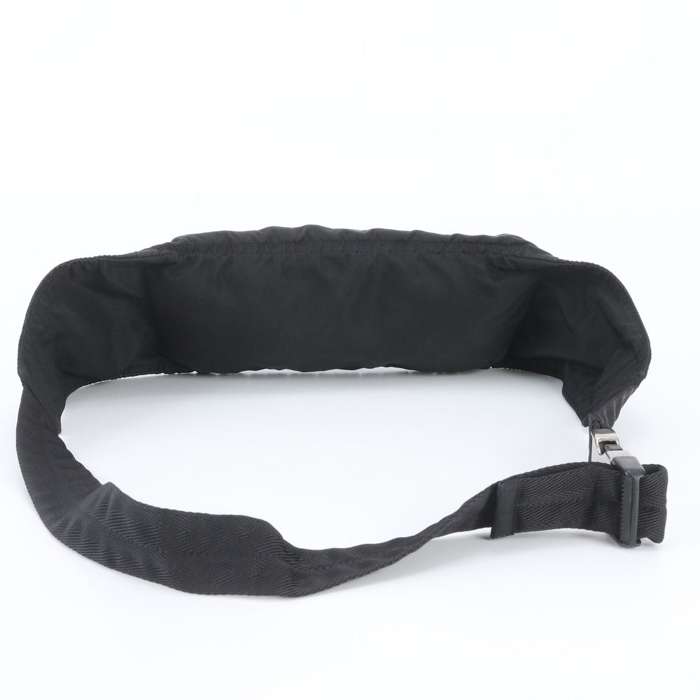 Prada White Tessuto Nylon Triangle Logo Belt Bag Waist Pouch Shoulder — view 3