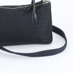 Prada White Tessuto Nylon Leather 2-Way Shoulder Bag Hand Tote — view 3