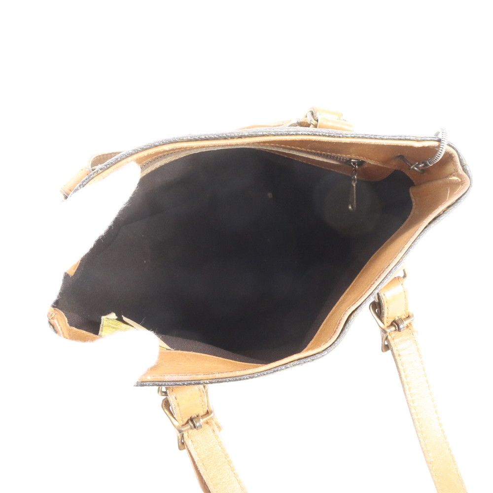 Louis Vuitton American Monogram Bucket PM Leather Tote Shoulder Hand — view 7