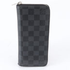 Louis Vuitton Damier Graphite Zippy Wallet Vertical Leather