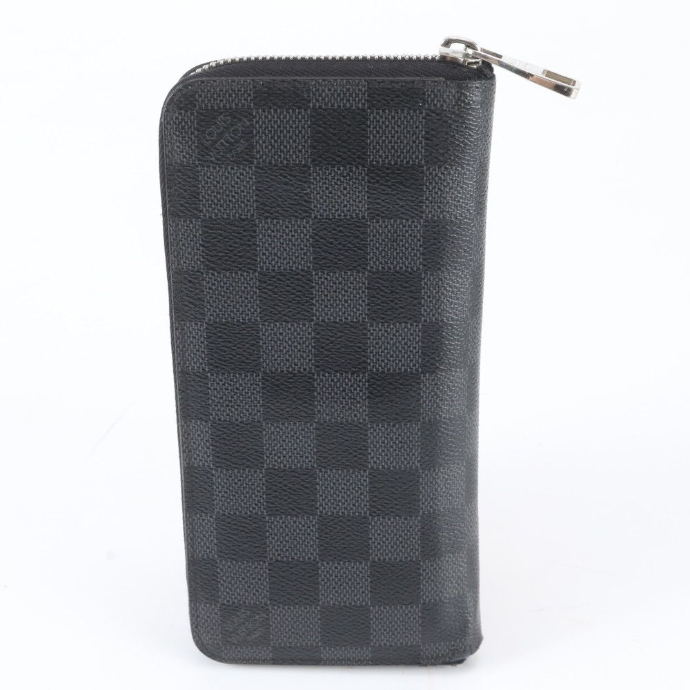 Louis Vuitton Damier Graphite Zippy Wallet Vertical Leather — view 2