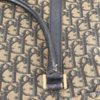 Dior Vintage Trotter Leather Tote Mini Boston Shoulder — view 9