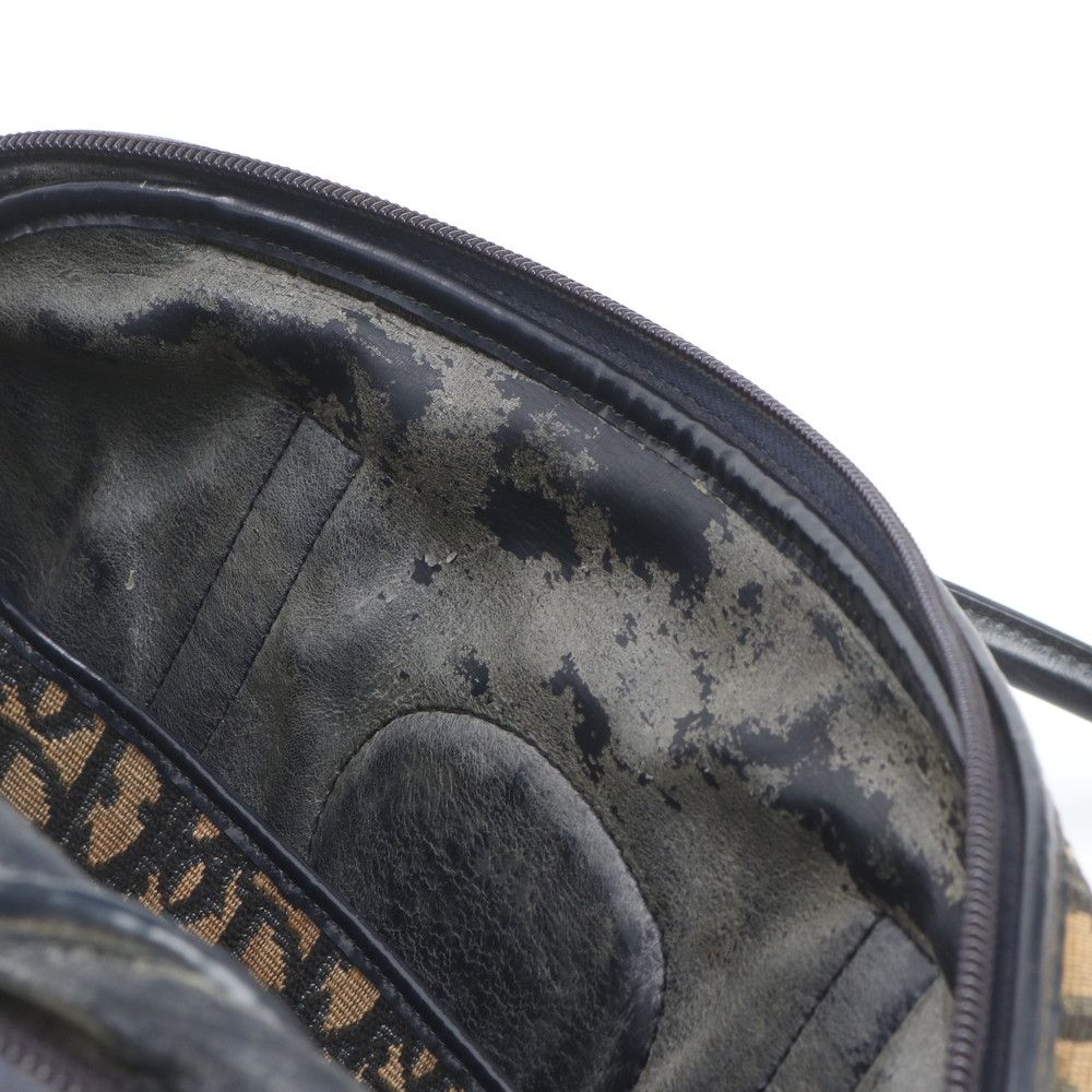 Dior Vintage Trotter Leather Tote Mini Boston Shoulder — view 7