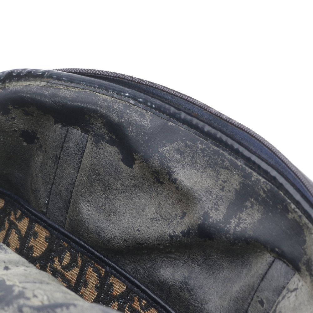 Dior Vintage Trotter Leather Tote Mini Boston Shoulder — view 8