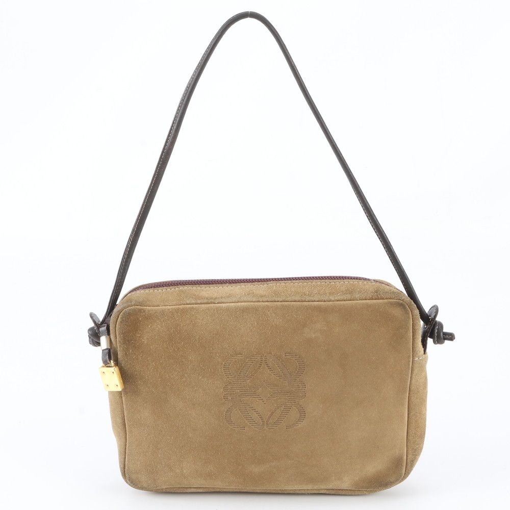 Loewe Anagram Leather Shoulder Bag Oneshoulder Tote Hand