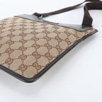 Gucci GG Canvas Leather Shoulder Bag Crossbody Messenger Business Tote — view 4