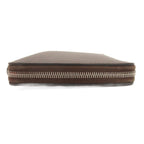 Hermes Silk in Wallet Zip Around Coin Purse Inside All Over Pattern Leather — view 2