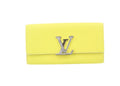 Louis Vuitton Wallet Portefeuille Capucines Tonic Lemon Taurillon Leather
