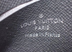 Louis Vuitton Coin Case Porte-Monnaie NM Black Damier Graphite Purse Silver — view 9