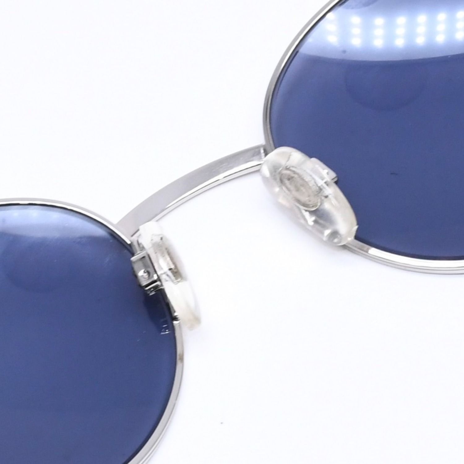 Chanel Sunglasses Eyewear Silver Purple Lens — view 8