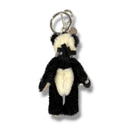 Prada Panda Triangle Logo Key Ring Key Sling Bag Charm Teddy Bear — view 4