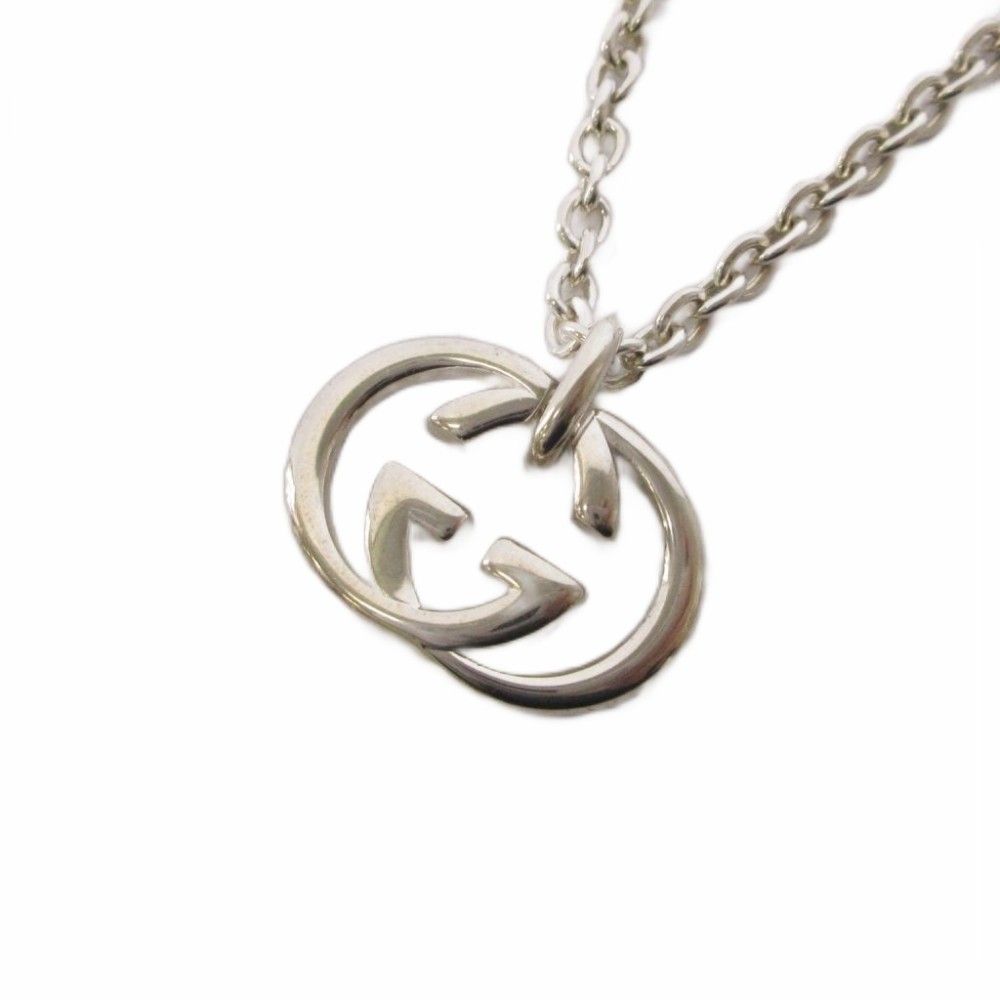 Gucci Interlocking Pendant 925 Sterling Silver TK