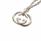 Gucci Interlocking Pendant 925 Sterling Silver TK — view 4