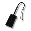 Saint Laurent Paris Zip Card Case with Neck Strap Fragment Black