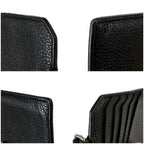 Saint Laurent Paris Zip Card Case with Neck Strap Fragment Black — view 7