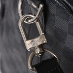 Louis Vuitton Keepall Bandouliere 55 Boston Bag Damier Graphite Black — view 7