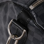 Louis Vuitton Keepall Bandouliere 55 Boston Bag Damier Graphite Black — view 6