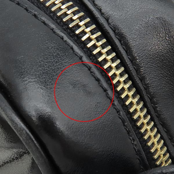 Saint Laurent Shoulder Bag Lou Monogram Leather Black Gold YSL Cassandra Logo — view 5