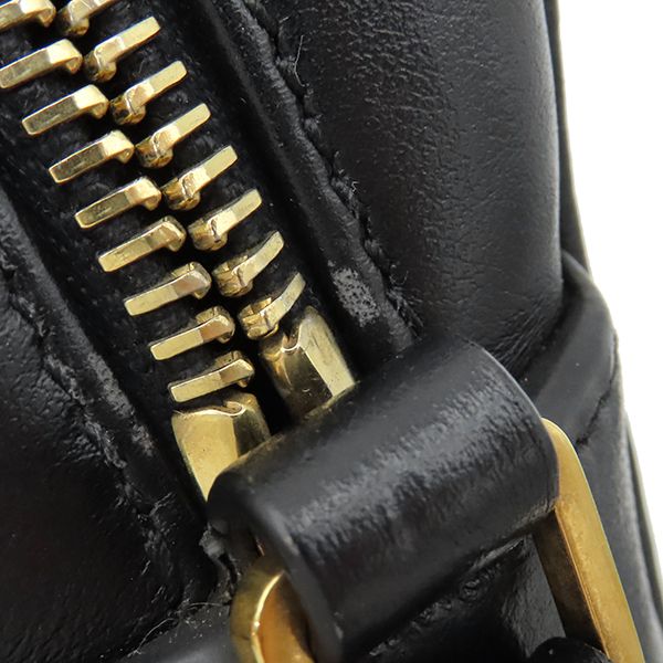 Saint Laurent Shoulder Bag Lou Monogram Leather Black Gold YSL Cassandra Logo — view 6