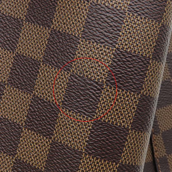 Louis Vuitton Shoulder Bag Neo Noe Damier Canvas Venus Gold Brown Pink Ebene — view 5