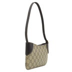 Gucci Shoulder Bag GG Emblem Small Supreme Canvas Black Silver — view 2