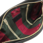 Gucci Shoulder Bag GG Emblem Small Supreme Canvas Black Silver — view 6