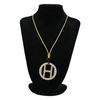 Hermes Necklace Equipe Nautic Buffalo Horn Leather Lacquer Lavender Yellow — view 6