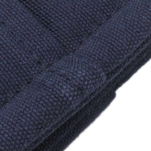 Hermes Tote Bag Deauville MM Canvas Navy Silver Blue — view 6