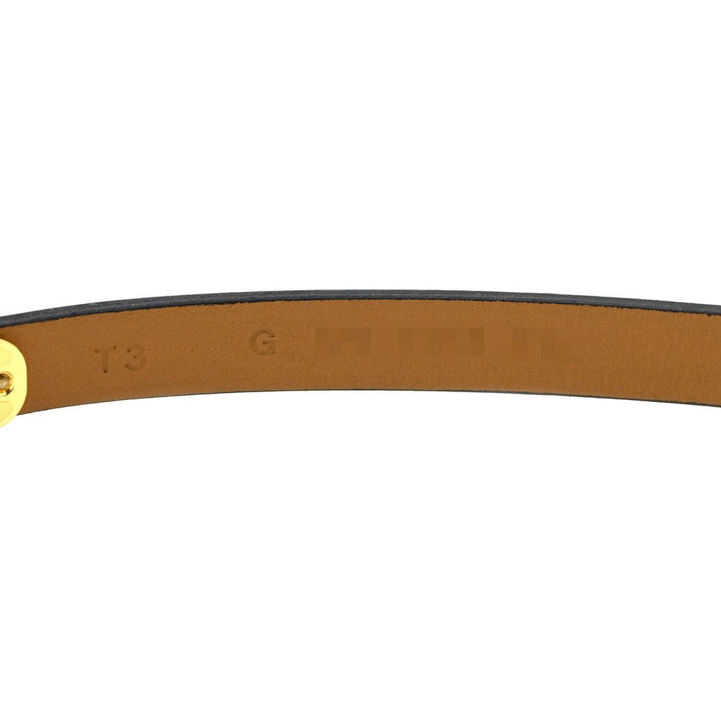 Hermes Bracelet Pop Double Tour Veau Swift Black T3 New — view 3