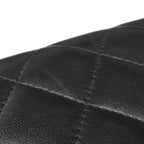 Chanel Chain Wallet Quilted Lambskin Black Silver CC Logo 24 Shoulder Bag — view 5