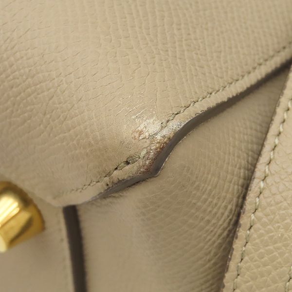 Celine Belt Bag Mini Leather Beige Gold — view 4