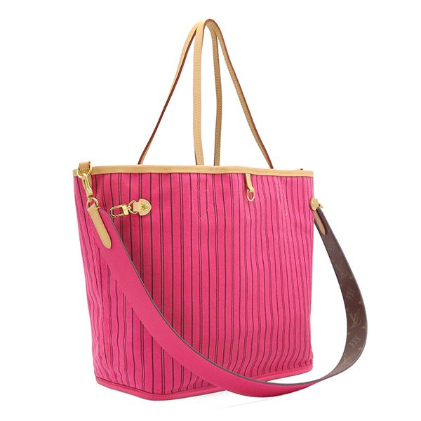 Louis Vuitton 2-Way Bag Neverfull Inside Out MM Canvas Monogram Rose Pondicherry — view 2