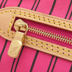 Louis Vuitton 2-Way Bag Neverfull Inside Out MM Canvas Monogram Rose Pondicherry — view 6