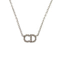 Dior Clair de Lune Stone Silver Necklace