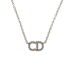 Dior Clair de Lune Stone Silver Necklace