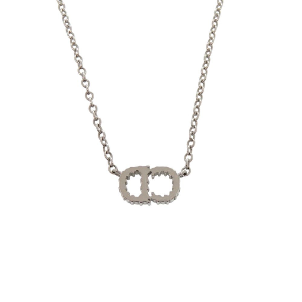 Dior Clair de Lune Stone Silver Necklace — view 3