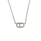Dior Clair de Lune Stone Silver Necklace — view 3
