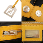 Fendi Zebra Pattern Canvas Brown Shoulder Bag — view 8