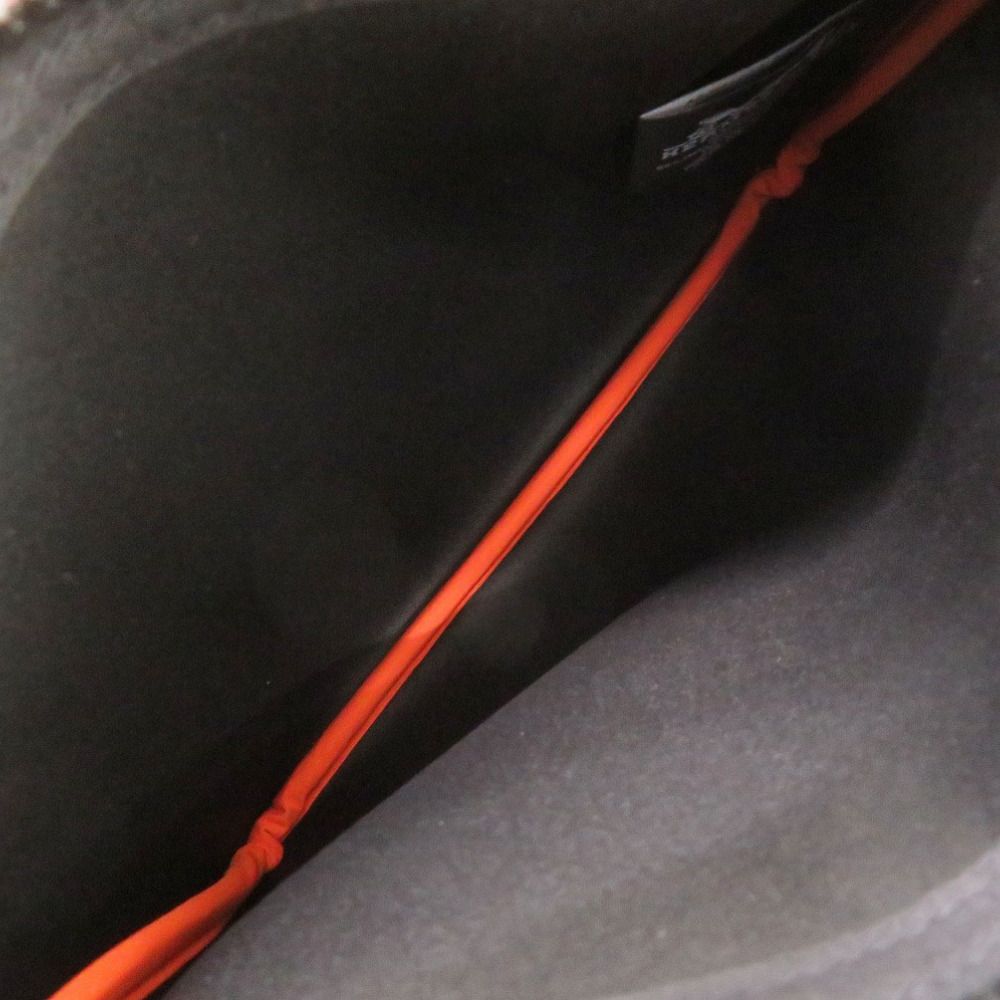 Hermes Neobain PM Polyamide Orange Pouch — view 4