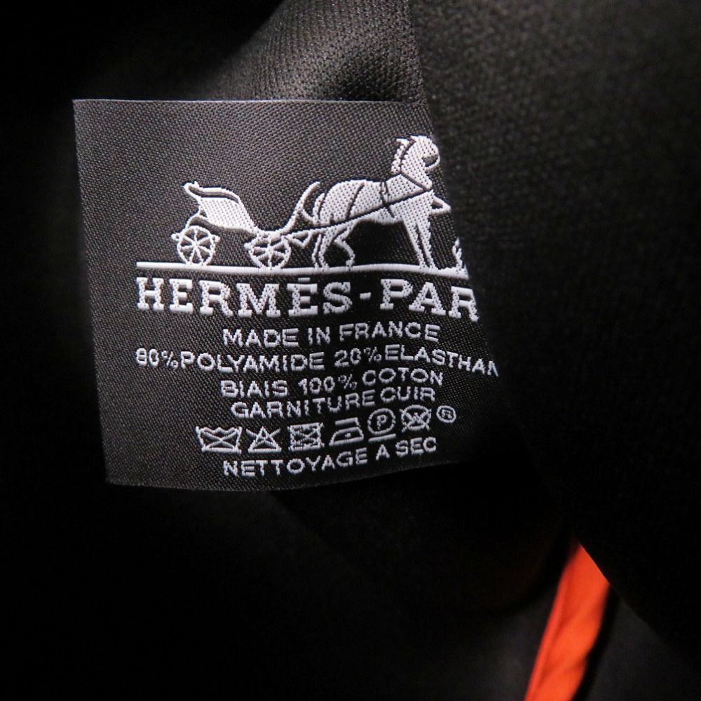 Hermes Neobain PM Polyamide Orange Pouch — view 5