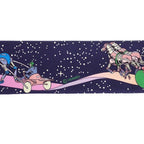 Hermes Twilly Space Scarf Silk Navy Marine Rose — view 5