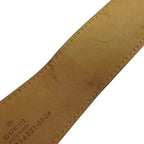 Gucci Interlocking Buckle Belt GG Supreme All Pattern Silver Gray — view 7