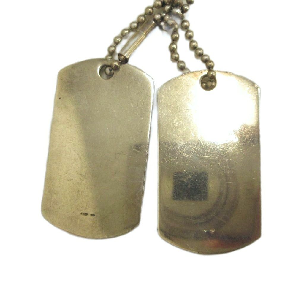 Gucci Double Dog Tag Pendant Silver — view 2