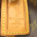 Louis Vuitton Sac Souple 35 Mini Boston Bag Monogram Leather Logo Brown — view 8